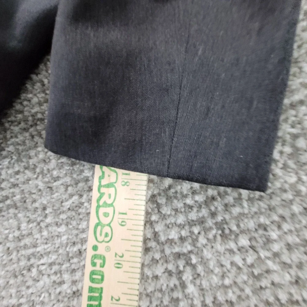 The Black Tux Mens 44R Charcoal Gray Merino Wool Tollegno 1900 Blazer Jacket